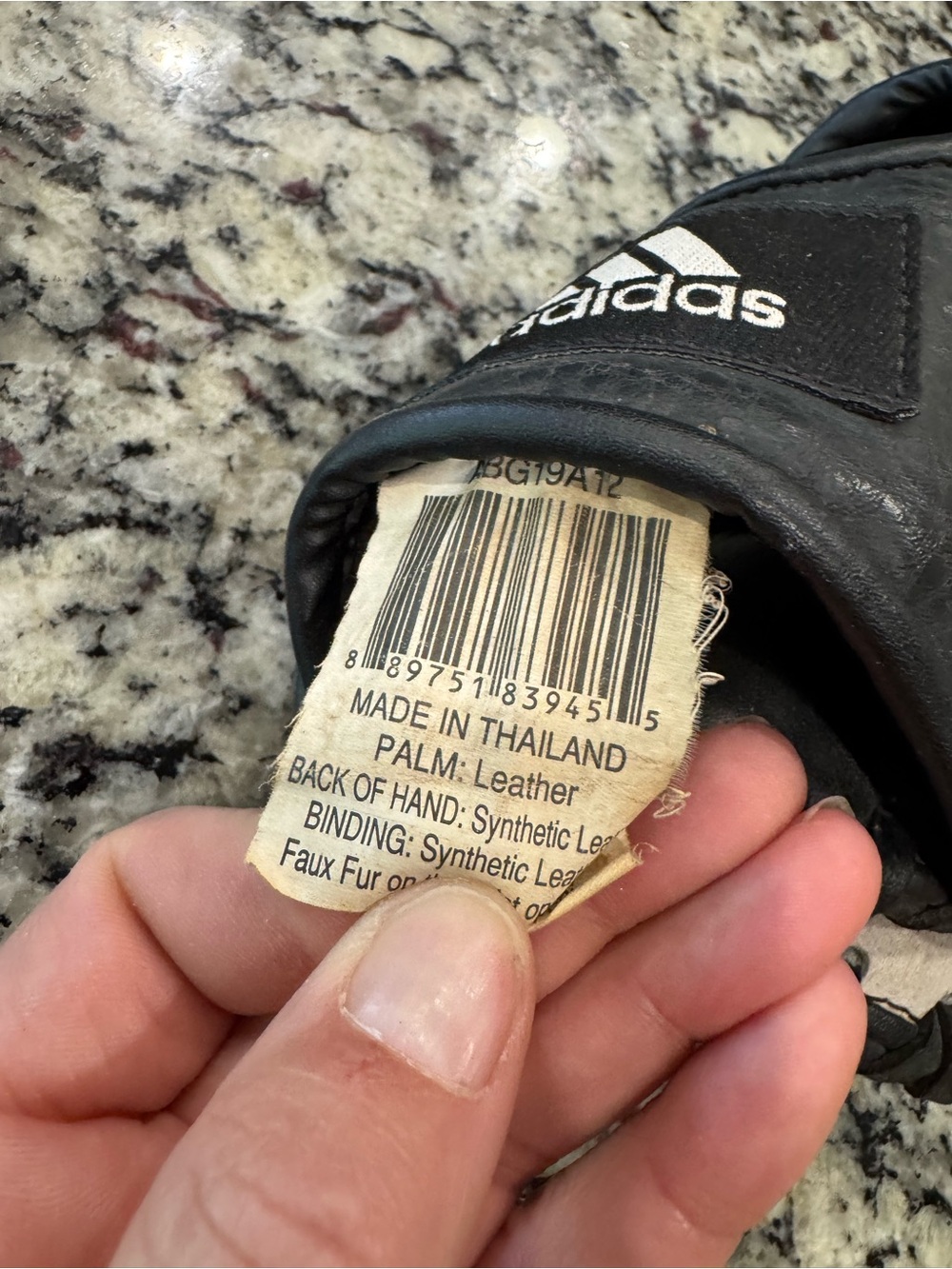 adidas Woven-Web Baseball Glove 12 inch TR1200A right hand throw - Picture 6 of 8